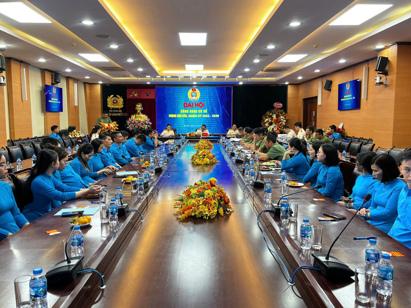 Toàn cảnh Đại hội Công đoàn cơ sở Phòng Hậu cần