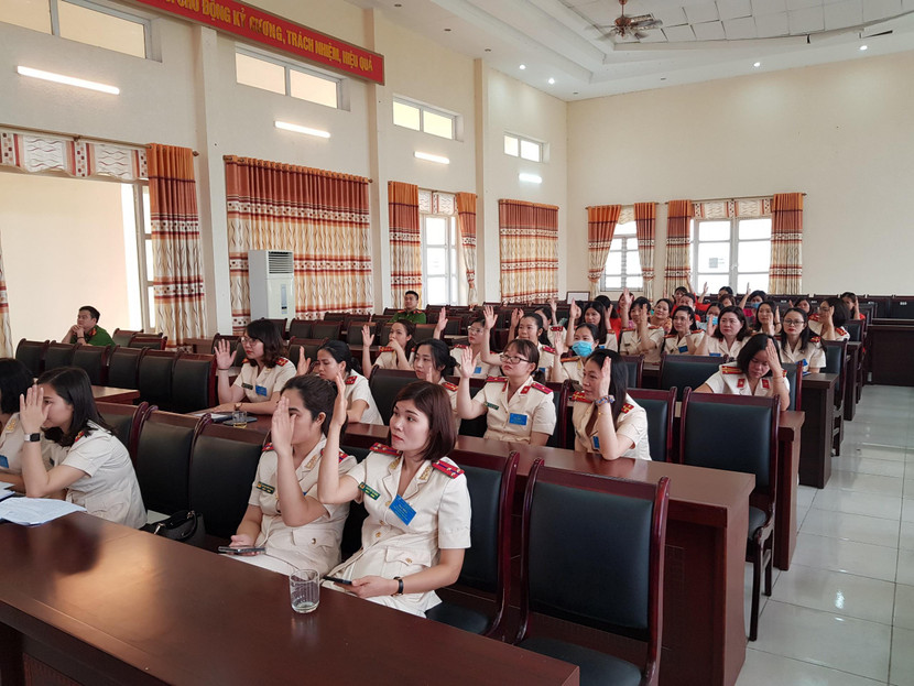 Các đại biểu biểu quyết Các đại biểu biểu quyết