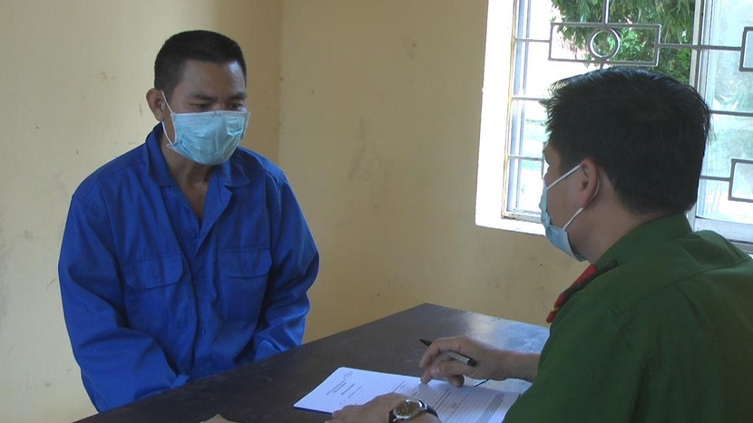 Cơ quan Công an lấy lời khai của Đào Văn Khá Cơ quan Công an lấy lời khai của Đào Văn Khá