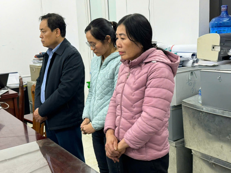 Các đối tượng bị bắt giữ