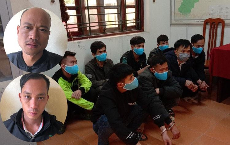 Các đối tượng bị bắt giữ Các đối tượng bị bắt giữ