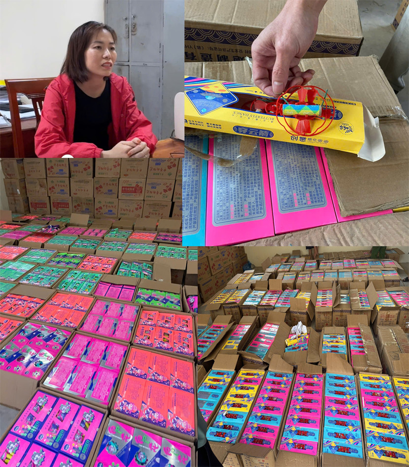 Các tang vật bị thu giữ