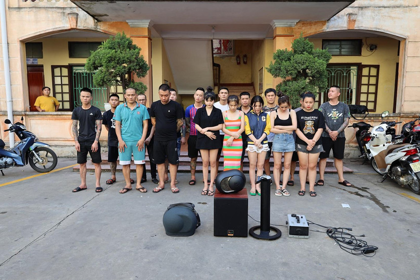 Nhóm đối tượng tụ tập sử dụng ma túy Nhóm đối tượng tụ tập sử dụng ma túy