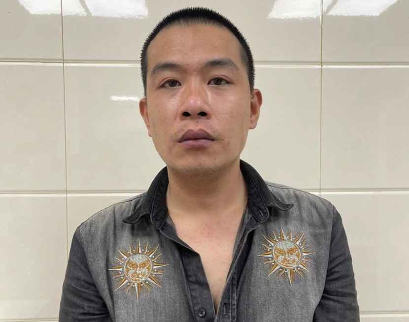 Đối tượng Trình Đức Mạnh bị bắt giữ Đối tượng Trình Đức Mạnh bị bắt giữ