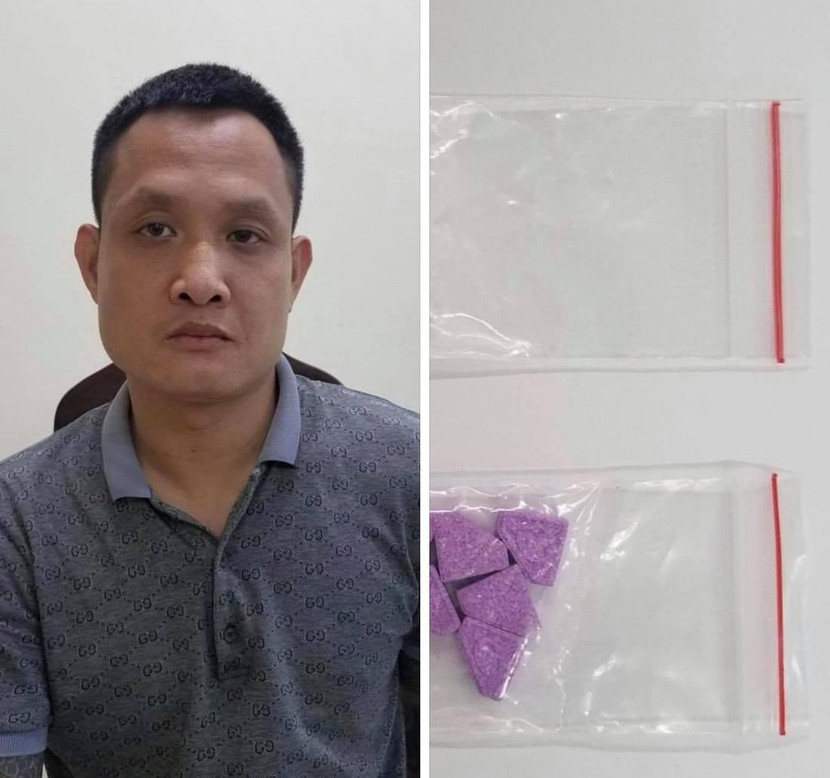 Đối tượng Nguyễn Trung Kiên bị bắt giữ