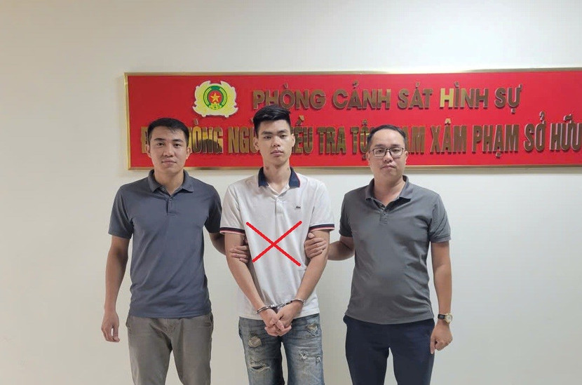 Đối tượng Nguyễn Việt Anh bị bắt giữ