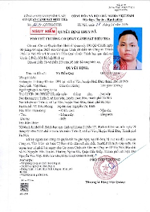 Quyết định truy nã Vũ Tiến Quý