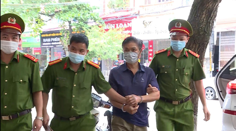 Đối tượng Trần Văn Hùng bị bắt giữ