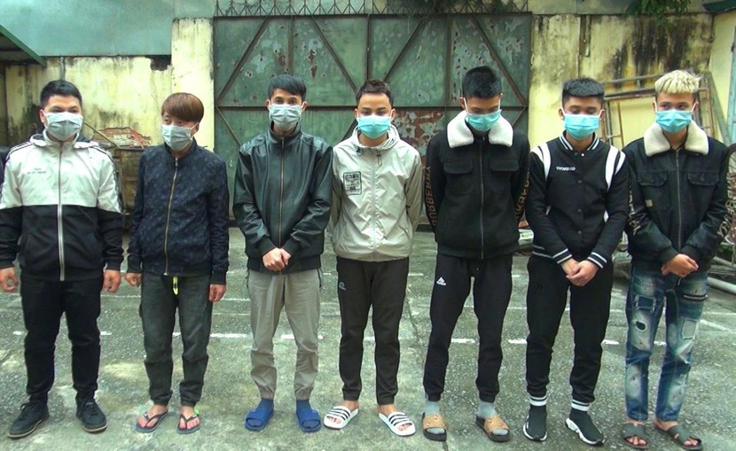 Các đối tượng bị bắt giữ