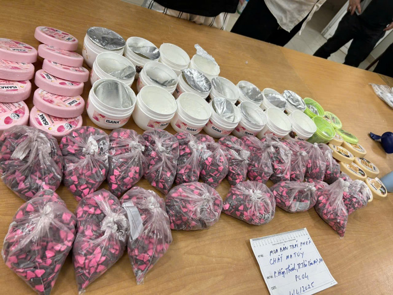 Số ma túy bị thu giữ Số ma túy bị thu giữ