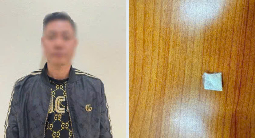 Bắt quả tang đối tượng tàng trữ trái phép chất ma túy