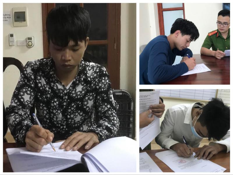 Nhóm đối tượng bị bắt giữ