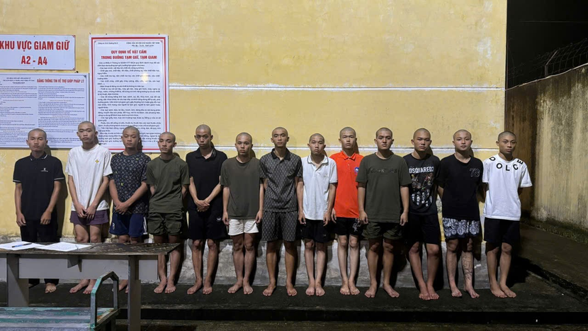 Nhóm đối tượng bị bắt giữ