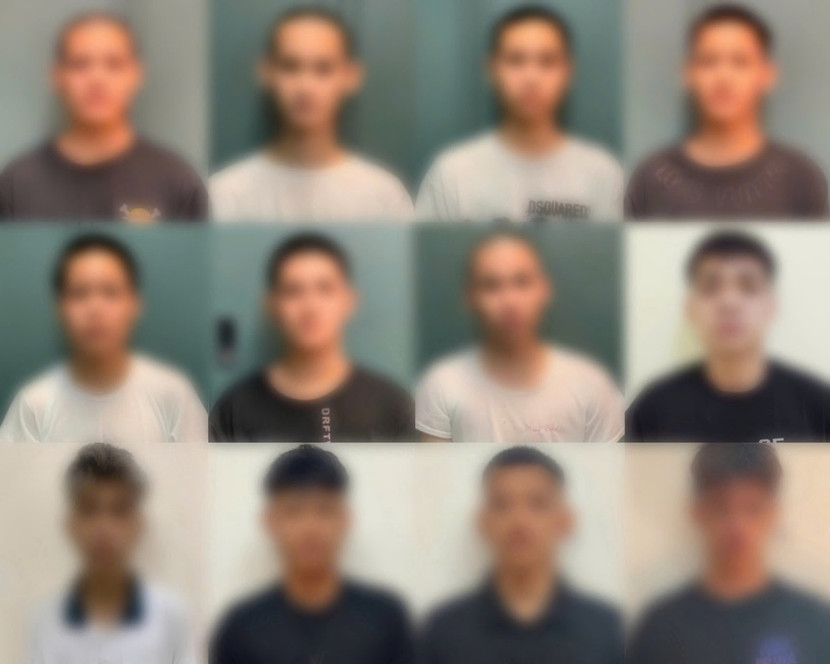 Nhóm đối tượng bị bắt giữ