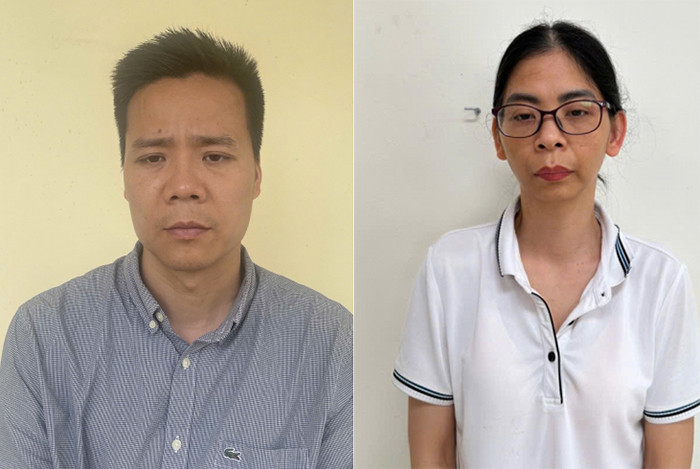 Đối tượng Nguyễn Năng Mạnh và đối tượng Phạm Thị Hường Đối tượng Nguyễn Năng Mạnh và đối tượng Phạm Thị Hường