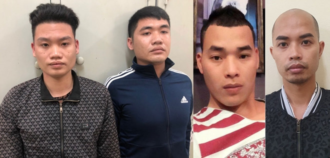 Các đối tượng bị bắt giữ