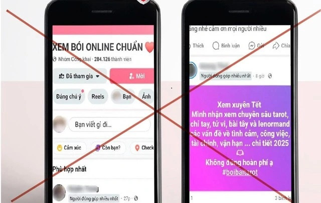Nở rộ các hình thức xem bói, giải hạn qua mạng xã hội