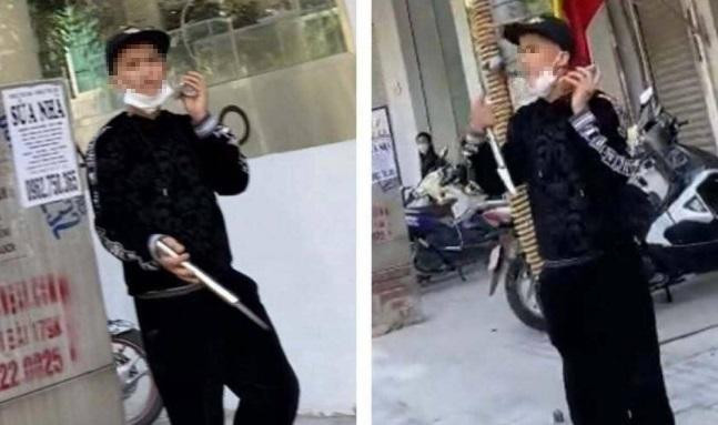 Nam thanh niên rút dao khi bị tổ công tác 141 dừng xe