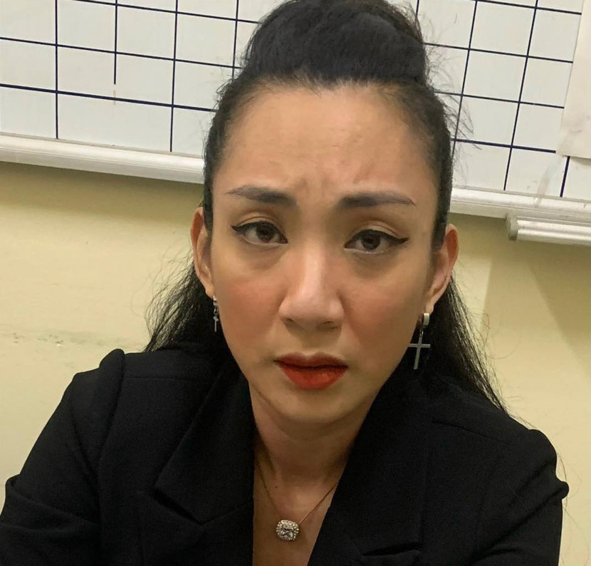 Đối tượng Nguyễn Hương Giang bị bắt giữ