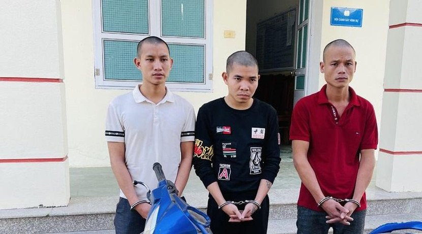 Các đối tượng bị bắt giữ