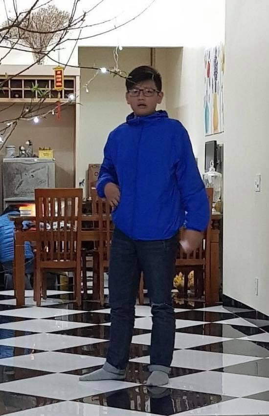 Hình ảnh nam sinh lớp 9 mất tích đã gần 15 ngày nay