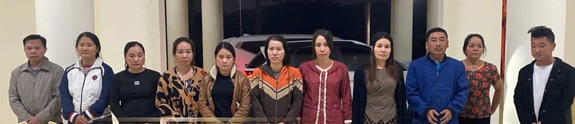 Nhóm đối tượng bị bắt giữ