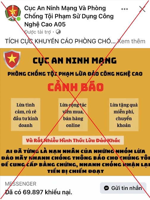 Cảnh giác chiêu trò lừa đảo chiếm đoạt tài sản