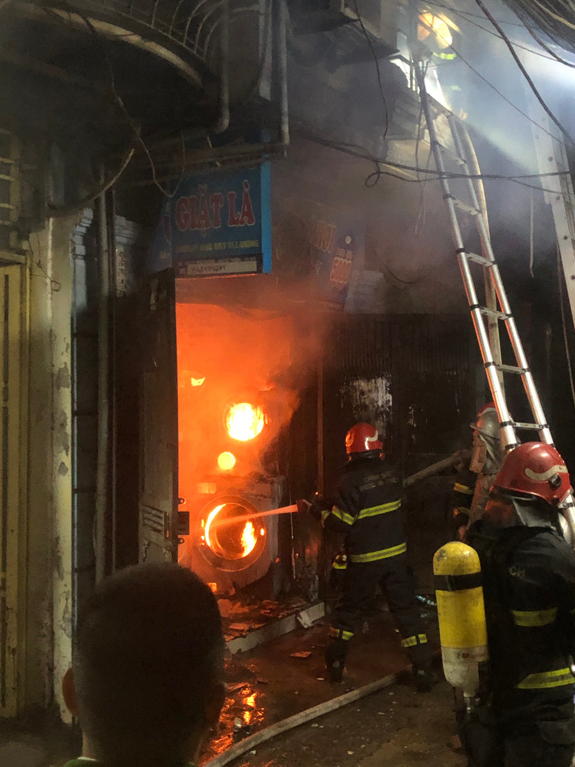 Hiện trường nơi xảy ra vụ hỏa hoạn