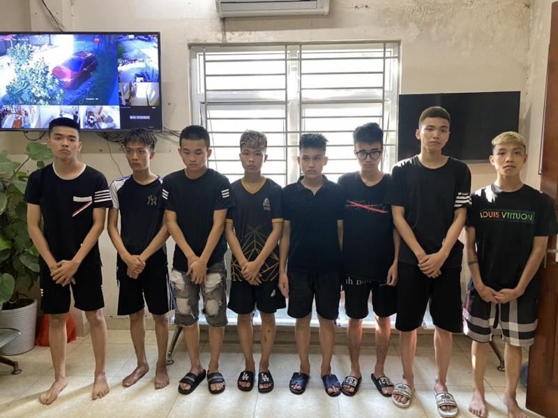 Nhóm đối tượng bị bắt giữ