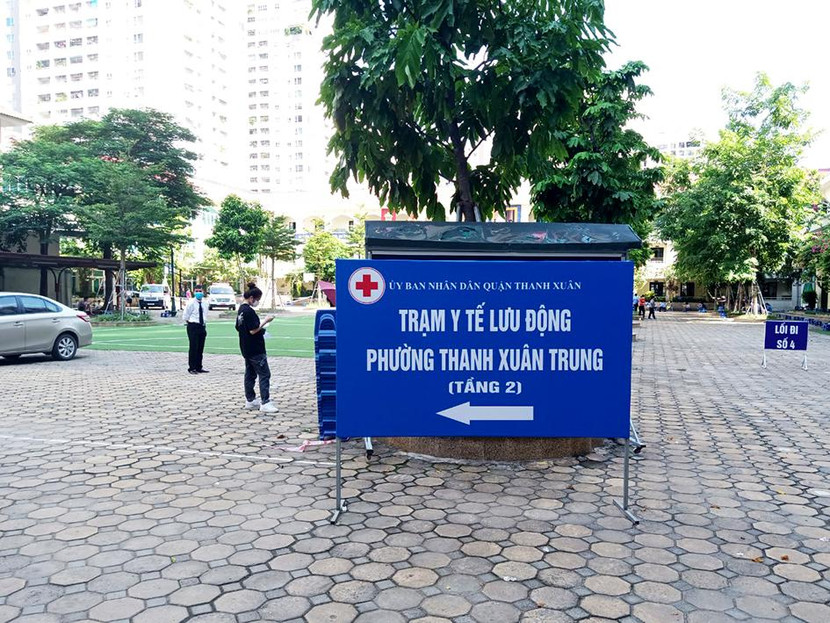 Trạm y tế lưu động phường Thanh Xuân Trung