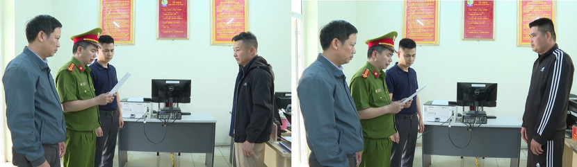 Tống đạt các quyết định khởi tố bị can đối với các đối tượng