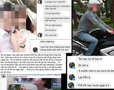 Nhiếp ảnh bị người mẫu và bạn trai tố cáo "gạ tình" gây xôn xao cộng đồng mạng năm 2015 Nhiếp ảnh bị người mẫu và bạn trai tố cáo "gạ tình" gây xôn xao cộng đồng mạng năm 2015