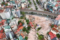 Vành đai 2,5 Cầu Giấy bứt tốc giải phóng mặt bằng sau nhiều năm chậm tiến độ