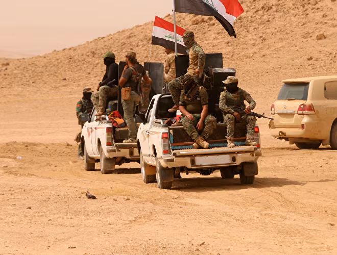 Quân đội Iraq gần biên giới Syria