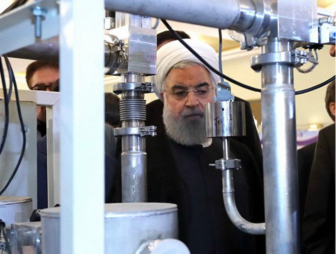 Tổng thống Hassan Rouhani khẳng định, Iran sẽ tiếp tục duy trì quyền làm giàu Uranium Tổng thống Hassan Rouhani khẳng định, Iran sẽ tiếp tục duy trì quyền làm giàu Uranium