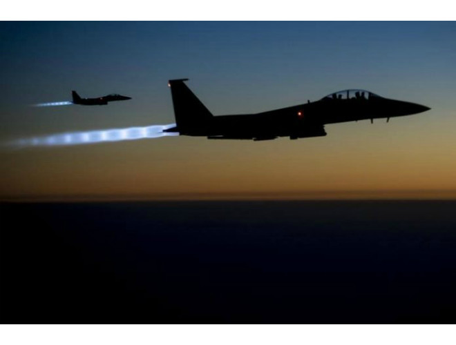 Máy bay Mỹ trên bầu trời Syria Máy bay Mỹ trên bầu trời Syria