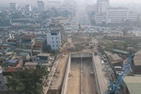 Thông xe hầm chui Kim Đồng- Giải Phóng vào ngày 10-2