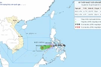 Áp thấp nhiệt đới ngoài khơi Philippines đang thẳng tiến vào Biển Đông