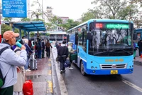 Hơn 5,6 triệu lượt khách đi xe buýt miễn phí trong dịp Tết Nguyên đán