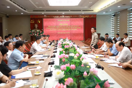 Phó Bí thư Thường trực Thành ủy Hà Nội: Kiên quyết xử lý các dự án chậm triển khai kéo dài
