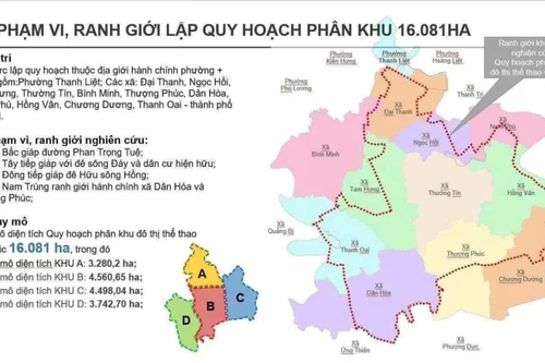 Hà Nội đề xuất phê duyệt Quy hoạch phân khu đô thị thể thao Olympic 16.000 ha
