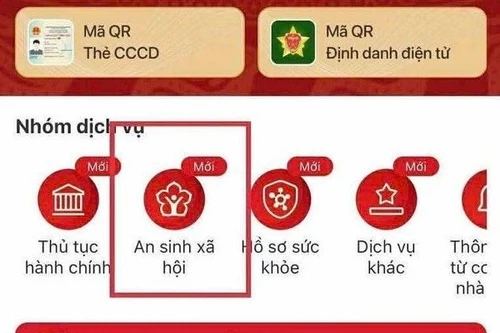 Hà Nội hướng dẫn tích hợp tài khoản hưởng an sinh xã hội trên VNeID