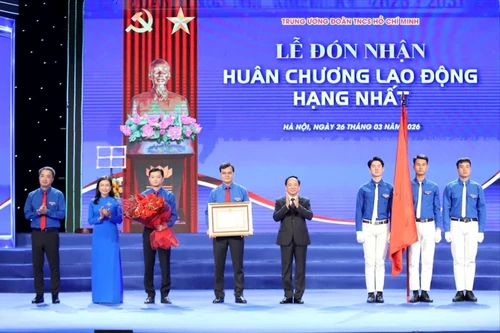 Trao giải thưởng Lý Tự Trọng cho 100 cán bộ Đoàn xuất sắc năm 2026
