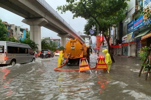 Hà Nội chi hàng nghìn tỷ đồng để giải quyết úng ngập trước mùa mưa 2026