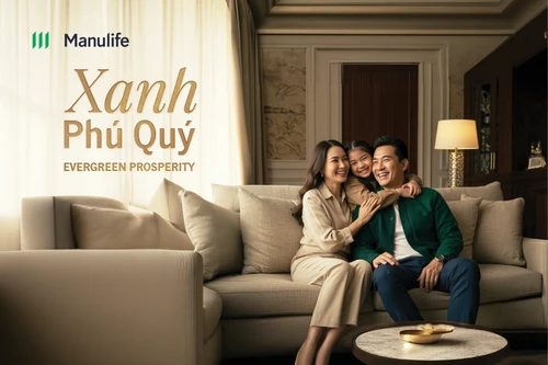 Manulife Việt Nam ra mắt Xanh Phú Quý, giải pháp bảo hiểm đầu tư kiến tạo gia sản nhiều thế hệ