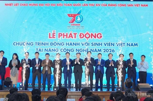 Phát động chương trình đồng hành cùng sinh viên tài năng công nghệ năm 2026