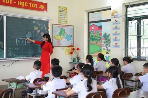 Bố trí biên chế giáo viên theo hướng giảm hưởng lương ngân sách