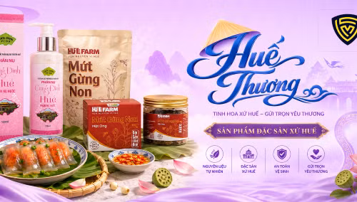 Bánh bột lọc, mè xửng, tôm chua, dầu tràm, trà cung đình… được quảng bá tại Hà Nội