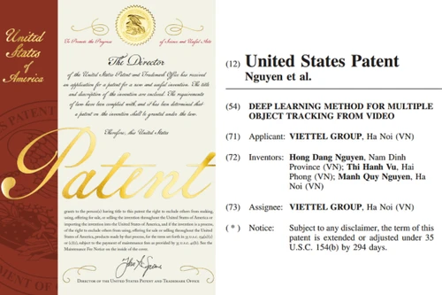 USPTO Hoa Kỳ vừa cấp bằng sáng chế cho một phương pháp sử dụng AI của doanh nghiệp Việt Nam
