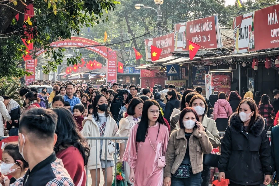 Bắc bộ mưa rét từ đêm Giao thừa do không khí lạnh tràn về